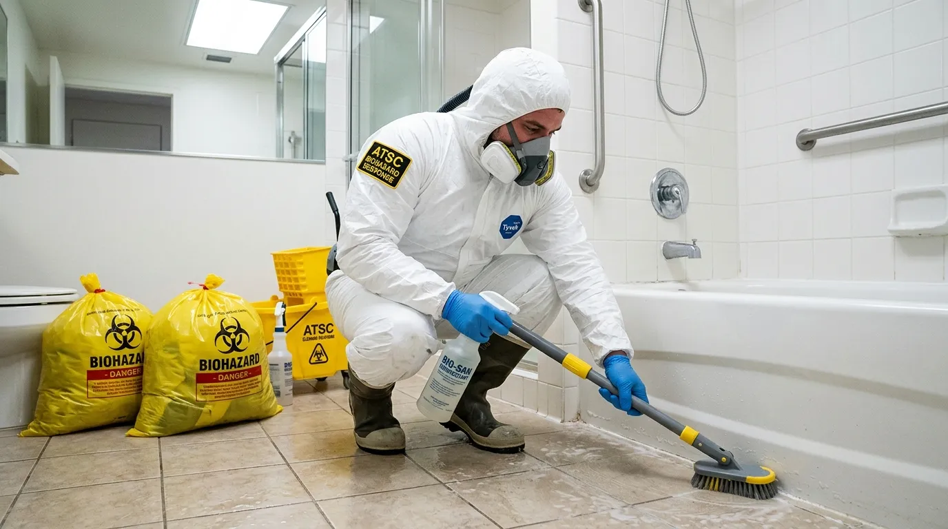 Decontamination equipment deployed for Blood Cleanup in Ledyard